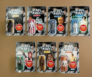 Star Wars Retro Collection: A New Hope Series 1 Kenner Set of 6 Figures + Tarkin - Picture 1 of 1