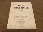 MLF9 SHEET MUSIC - ALL THE THINGS YOU ARE BY OSCAR HAMMERSTEIN & JEROME KERN