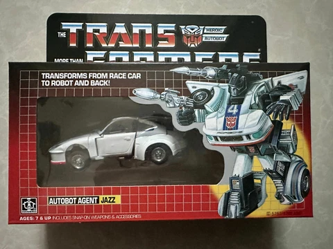 Transformers G1 Jazz complete reissue brand new MISB free shipping Cover