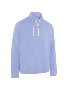 Callaway Golf mittelschwerer strukturierter Fleecepullover mit 1/4-Reißverschluss - MEDIUM - Chambray - Bild 1 von 2