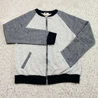 Sudadera para mujer One Clothing talla M gris cremallera completa manga raglán ligera  Foto 1 de 4