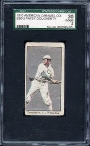 1910 E90-3 American Caramel Patsy Dougherty SGC 30 *Purple/Rare* - Picture 1 of 2