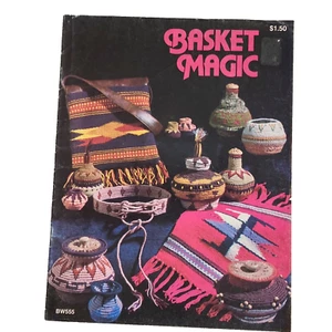 Basket Magic Making Baskets Booklet BW8555 Coiling Method American Indian 1977 - Picture 1 of 6