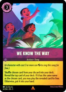 Lorcana COLD FOIL We Know the Way - Shimmering Skies # 061 - Imagen 1 de 1