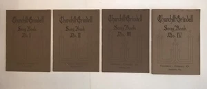 Churchill Grindell Wisconsin School Childrens Music Antique Songbooks Vol. 1 - 4 - Picture 1 of 24