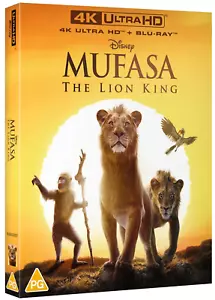 Mufasa: The Lion King (2024) 4K Ultra HD + Blu-ray (Region Free) Disney New - Picture 1 of 4