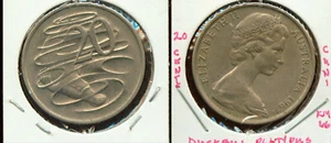 MONETE MONDIALI AUSTRALIA 1967 20 CENTESIMI (G429) Ornitorinco - Foto 1 di 1