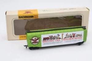 Vintage HO Scale Bachmann American Heritage Driving The Golden Spike Box Car - Bild 1 von 6