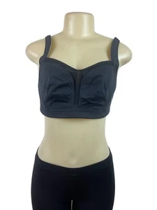 Lululemon Black Underwire Longline Bra With Adjustable Straps Szize 38C - Picture 1 of 8