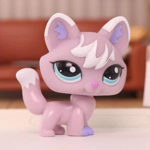 Zorro Púrpura #2400 Pequeñas Mascotas Ojos Azules para LPS Colección Lindo Juguete Niños Regalo - Imagen 1 de 7