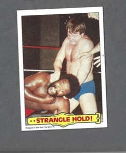 Rowdy Roddy Piper/Perro de depósito de chatarra WWF Lucha libre 1985 Topps #40 - Imagen 1 de 2
