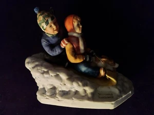 The Norman Rockwell Museum “Downhill Racer”1981 finest bisque porcelain figurine - Bild 1 von 12