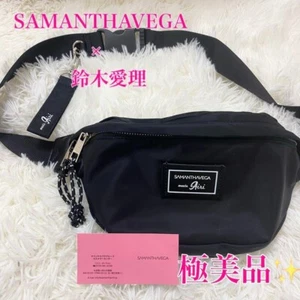 Samantha Vega × Airi Suzuki Collab Body Nylon Bag Black Rare from Japan USED - Picture 1 of 11