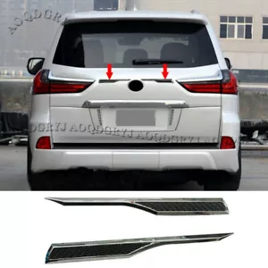 Rear Trunk Tailgate Lid Moulding Trim Cover 2*For LEXUS LX570 2016-2021 W/Chrome - Bild 1 von 4