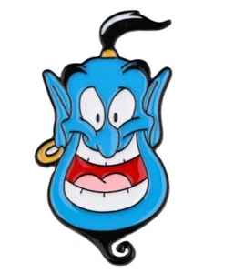 Animated Movie - Aladdin enamel pin - Genie face - AU Stock - Free AU Post - Picture 1 of 1