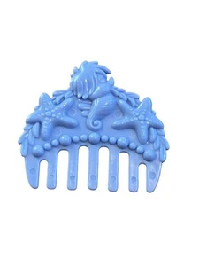 Purple Blue plastic doll pony comb seahorse starfish My Little Pony Mermaid - Picture 1 of 4