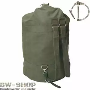 ORIGINAL BUNDESWEHR SEESACK 120L VERSCHLUSSBÜGEL OLIV BW TRANSPORTTASCHE OUTDOOR - Bild 1 von 1