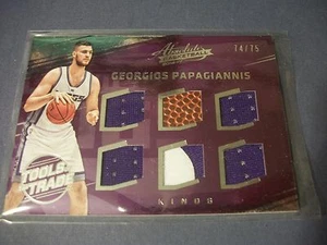 Alfombra de novato GEORGIOS PAPAGIANNIS 2016-17 Absolute Tools of the Trade Six GU/75 - Imagen 1 de 1