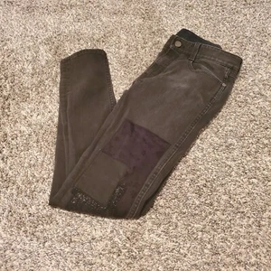 Stella McCartney Black Patchwork Jeans 24 - Picture 1 of 6