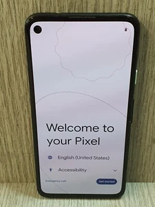Google Pixel 4a (5G) - 128GB - Black (Unlocked) (Single SIM) Grade C EH2804 - Afbeelding 1 van 6