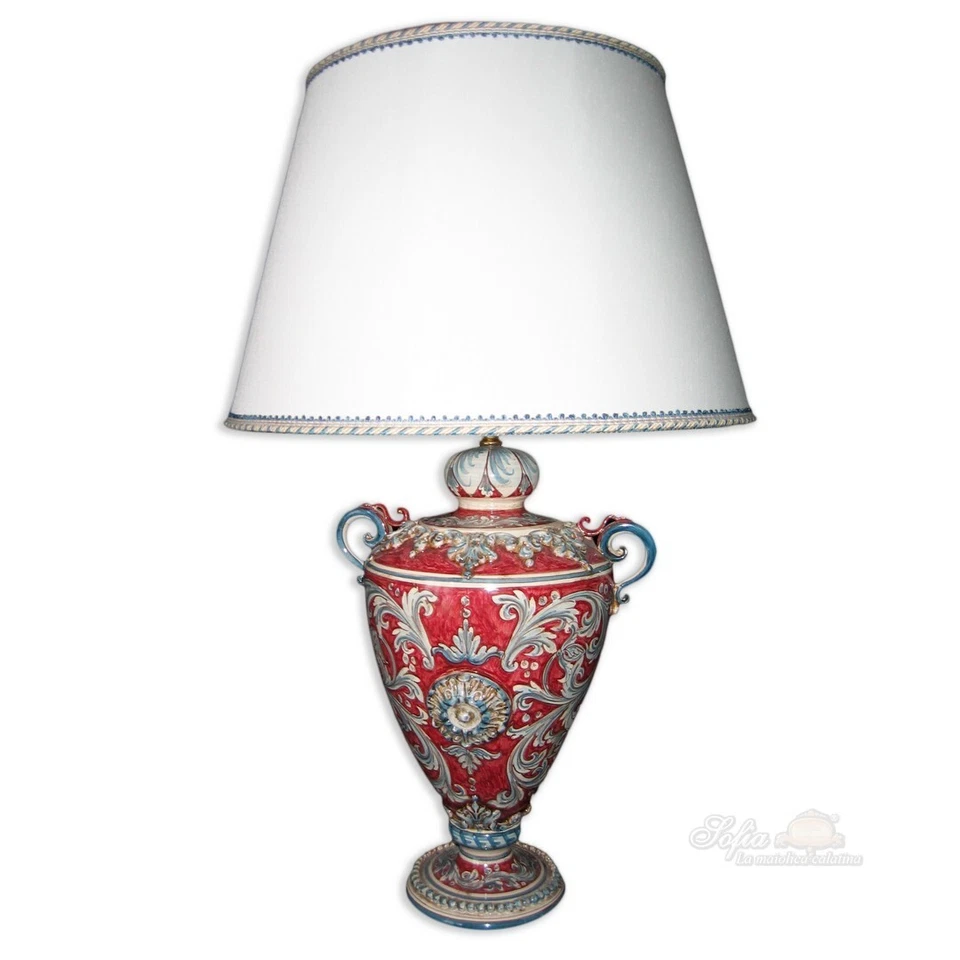Ceramic Table Lamp Hand-Painted Abatjour For Living Room Lamps - Image 1 of 1
