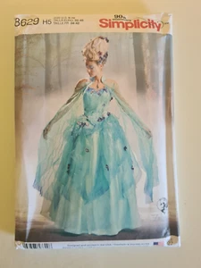 Simplicity 8629 Fantasy Kostüm Kleid Fee Königin Glühwürmchen ungeschnitten Gr. 6-14. 32-40 - Bild 1 von 1
