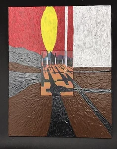 Game Of Thrones Art By Aaron Goodwin 1/1 Painting Panel Canvas Size Is 8x10 - Picture 1 of 2