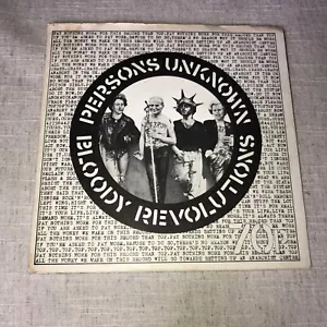 Crass/Poison Girls- Bloody Revolutions Persons Unknown - XNTRIX - 7" vinyl VG+ - Picture 1 of 6