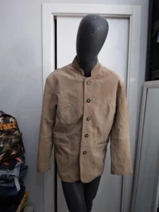 Echtes Leder Jacke aus Echtem Leder Gebraucht Man Gr. M Walnut XYC642L - Bild 1 von 5
