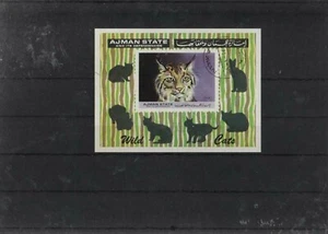 Block 360 Ajman 1972 Wildkatze - Bild 1 von 1