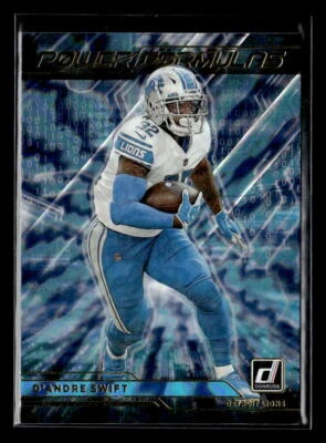 D'Andre Swift - 2021 Donruss Power Formulas #PF1 Detroit Lions - Image 1 of 2