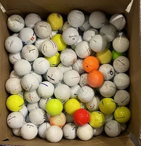 Pelotas de golf 200 marcas surtidas mezcla HIT-AWAY SHAG usadas - Imagen 1 de 1
