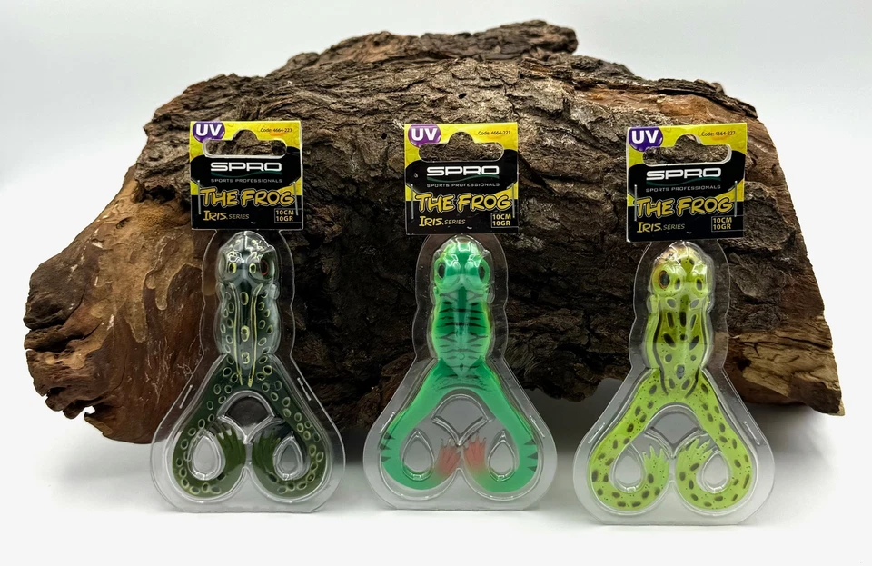 Spro Iris The Frog 100 10cm 10g Frosch 4 Farben Gummifrosch Gummiköder DA SALE - Bild 1 von 1