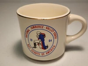 VTG Boy Scouts of America 1964 National Jamboree Valley Forge Coffee Cup Mug - Picture 1 of 6