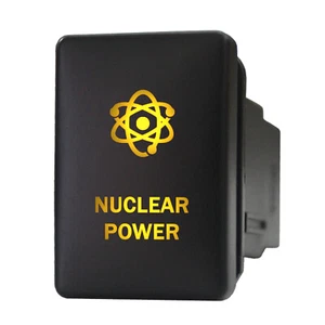Interruptor pulsador 12V LED ámbar NUCLEAR POWER 9C17O para Toyota Highlander Tacoma - Imagen 1 de 1