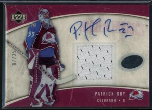 2005-06 Upper Deck Ice Frozen Fabrics Autographs #AFFPR Patrick Roy 07/35 - Picture 1 of 2