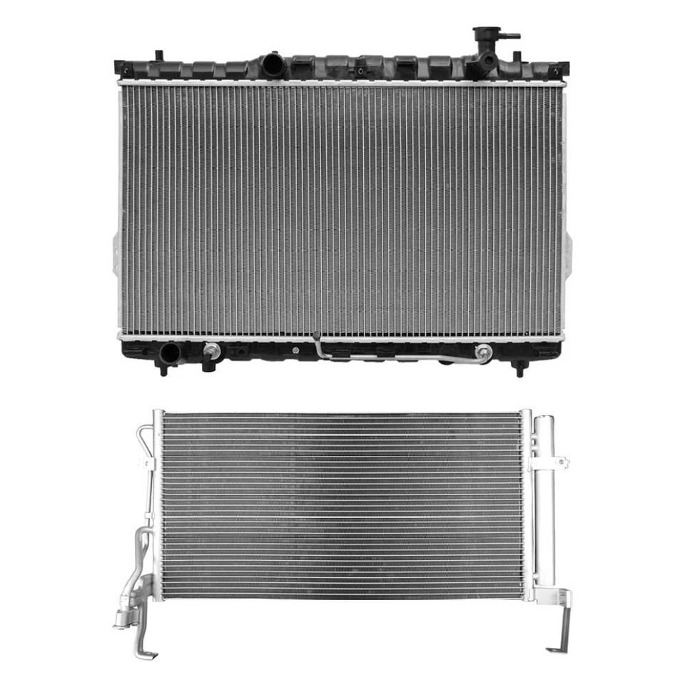 For Hyundai Santa Fe 03-06 OSC Heat Transfer Products Radiator & Condenser Kit Foto 1 de 1