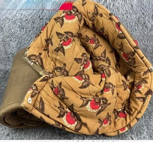 Vintage Coleman Flanell Schlafsack Enten Backpacking Jagd 60er Jahre sehr guter Zustand warm! - Bild 1 von 2