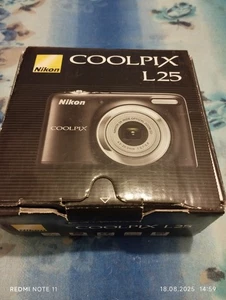 Nikon Coolpix L25 Digitalkamera Kamera 10.1 MP Schwarz OVP - Bild 1 von 18