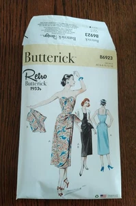 Butterick B6923 Sarong Dress/Bolero Sewing Pattern Size A5 - Picture 1 of 4
