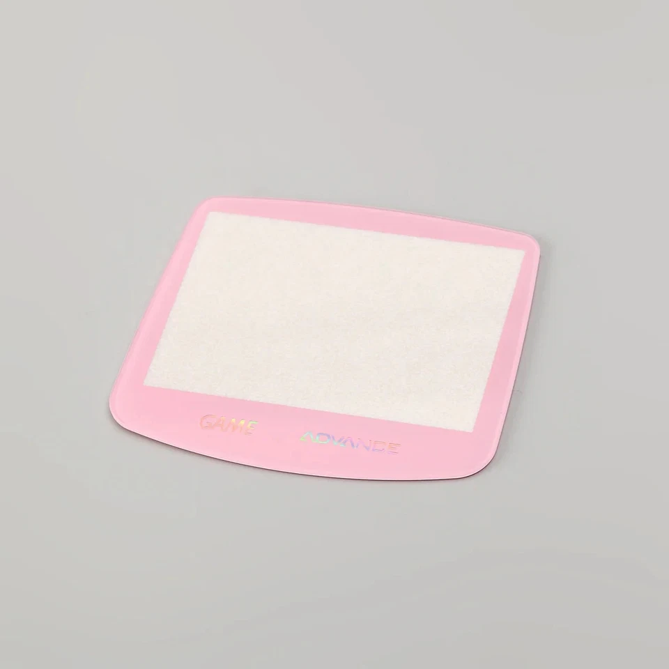 Game Boy Advance GBA Glass Screen Lens Replacement Holographic Premium IPS Pink - Image 1 of 1