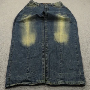 Baggy Jeans Men 36 Y2K 10" Leg Opening Skater Grunge Wide Leg Pipes VINTAGE 2000 - Picture 1 of 13