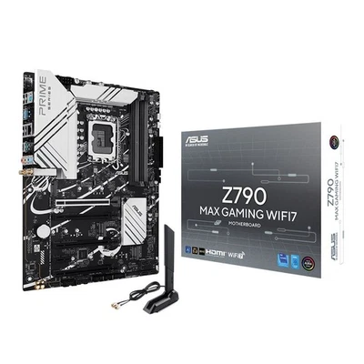 NEW ASUS Z790 MAX Prime Gaming WIFI7 Intel LGA 1700 ATX Motherboard DDR5 - Image 1 of 4