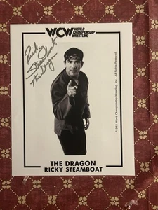 WWE/ WCW Ricky Steamboat 8x10 Signed Autograph - Picture 1 of 2