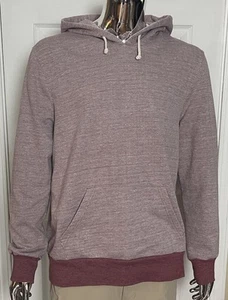 Alternative Earth Hoodie Brick Red Herringbone Pattern Pullover Men's XL - Picture 1 of 7