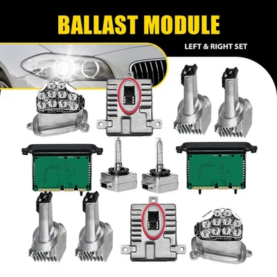 L+R Xenon Ballast Bulb LED Module Diode Kit For BMW 5 Series M5 528i 535i 550i - Image 1 of 4