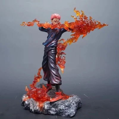 Jujutsu Kaisen Ryomen Sukuna Action Figure 30cm Anime Statua Collection Manga - Immagine 1 di 4