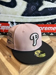 New Era Prociety 215 Shooter Phillies Pinky POV 7 1/4 Sold Out Rare - Picture 1 of 4