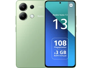 Móvil - Xiaomi Redmi Note 13, Mint Green, 128 GB, 6GB RAM, 6.67" AMOLED FHD - Imagen 1 de 6