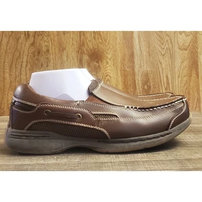 Dr Scholls Leather Slip On Loafers Men's Size 9 3E Brown - Image 1 of 4